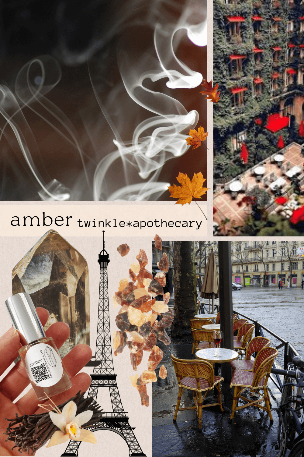 twinkle apothecary amber single note perfume