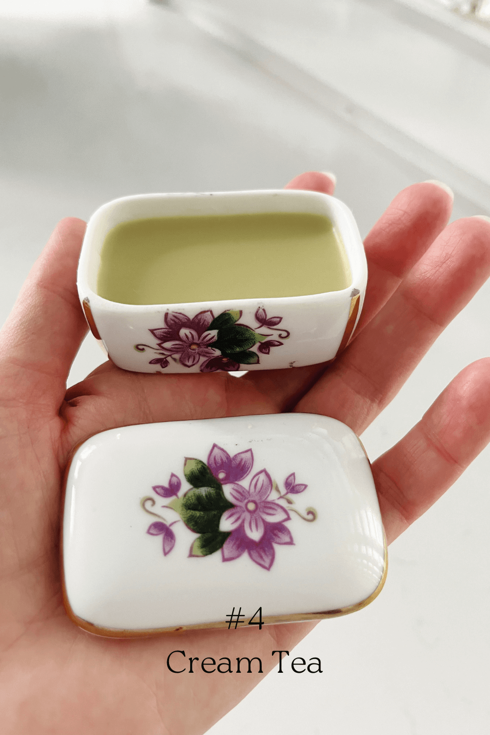 natural vegan solid perfume in vintage containers by twinkle apothecary