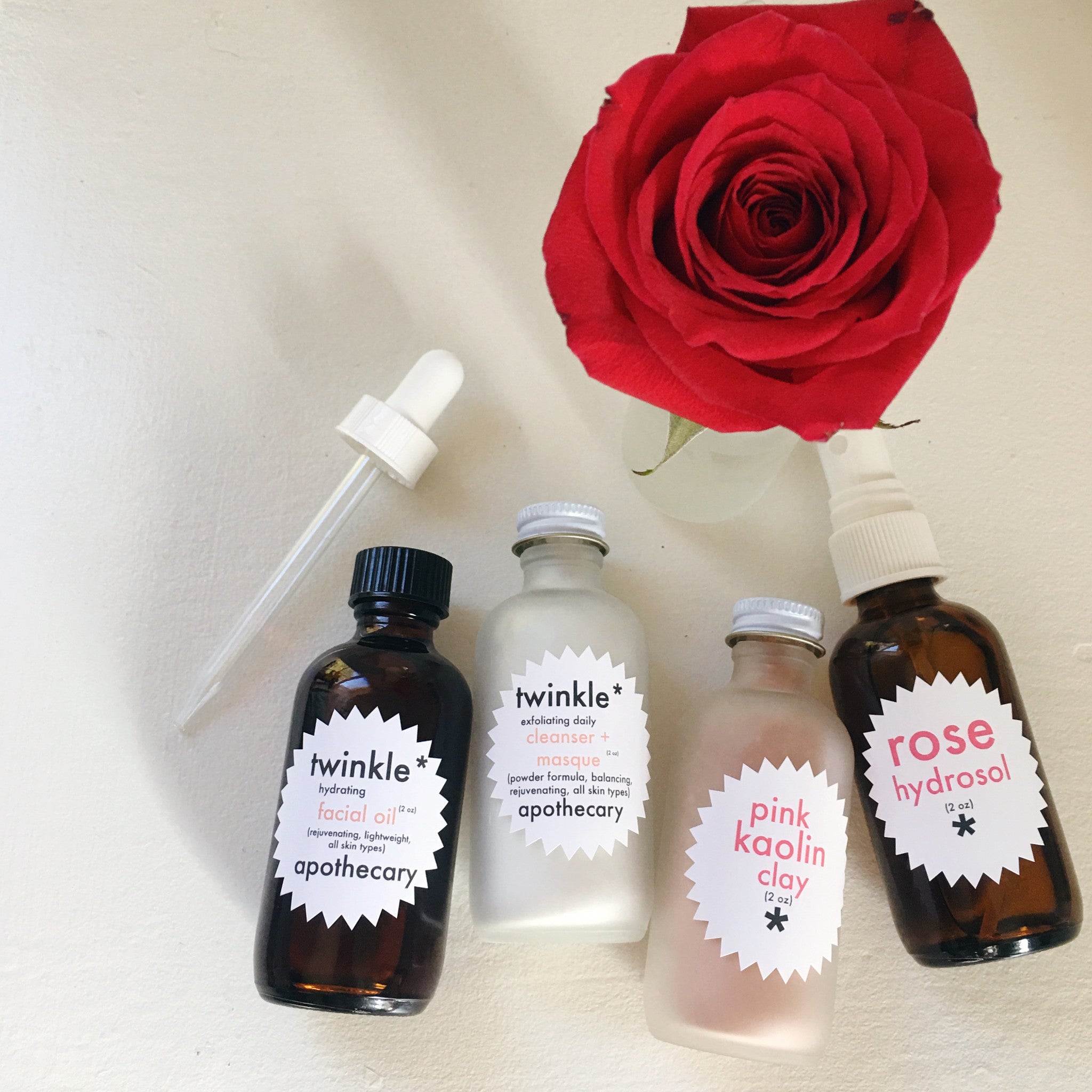 Rosy DIY facial, twinkle apothecary 