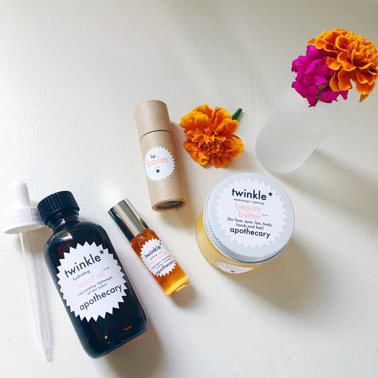 Oil, serum, butter, or balm? A guide to Twinkle Apothecary's moisturizers!