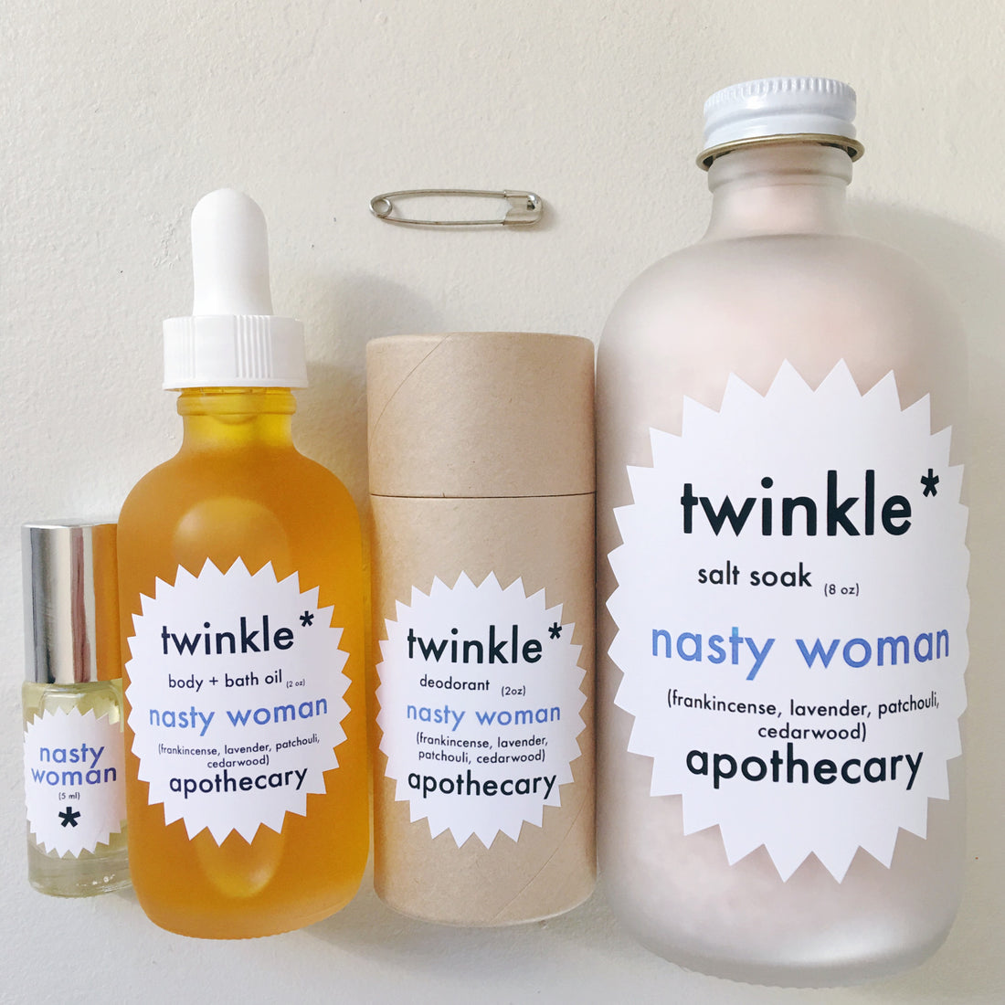 nasty woman fragrance collection by twinkle apothecary 