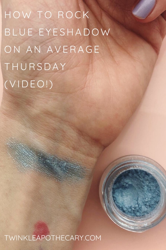 How to Rock Blue Eyeshadow on an Average Thursday (Video!)
