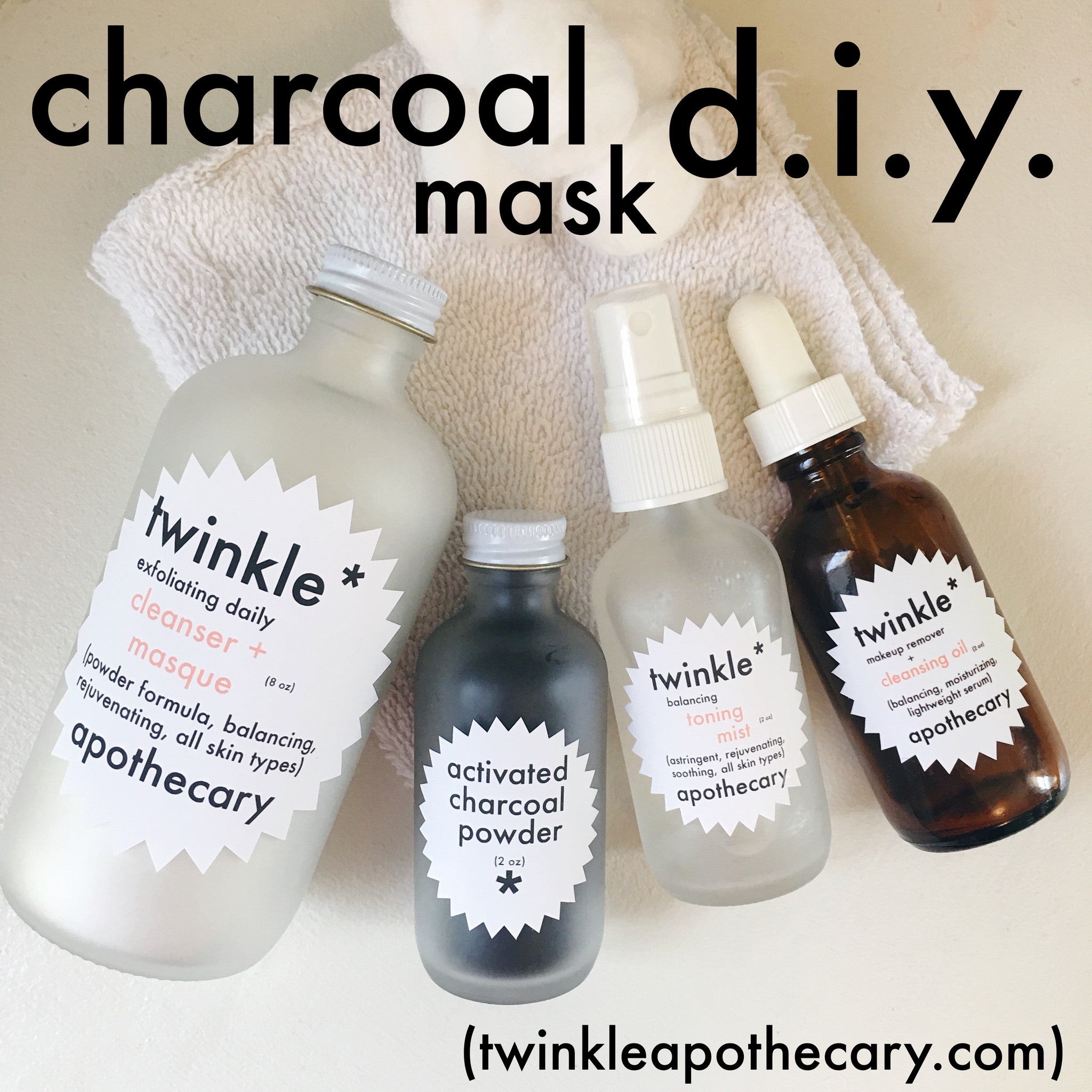 charcoal mask diy twinkle apothecary