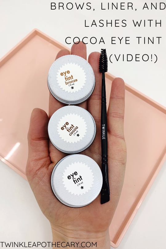 Brows Liner and Lashes with Cocoa Eye Tint (Video!)