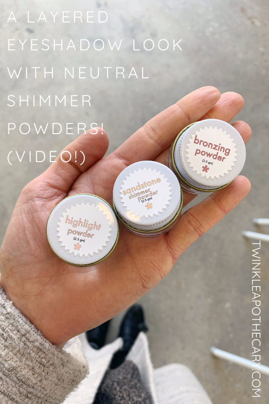 A Layered Eyeshadow Look Using Neutral Shimmer Powders (Video!)