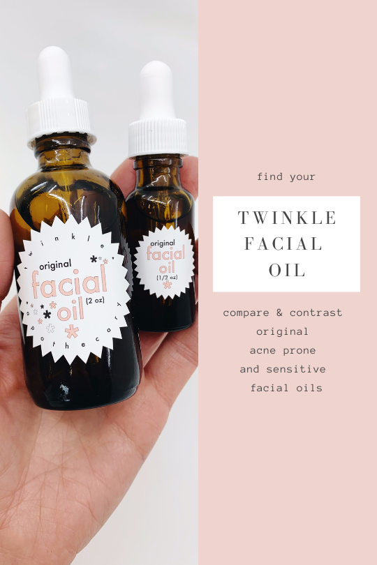 find your twinkle apothecary facial oil 
