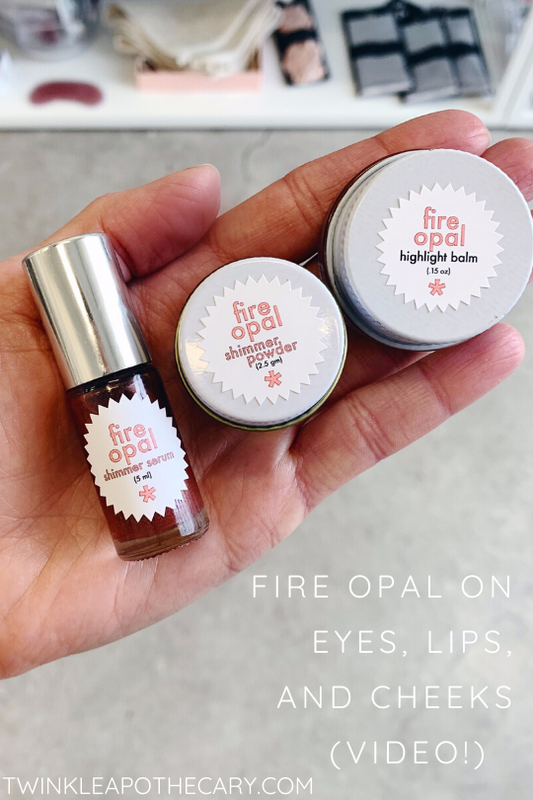 Fire Opal on Eyes, Lips, and Cheeks (Video!)