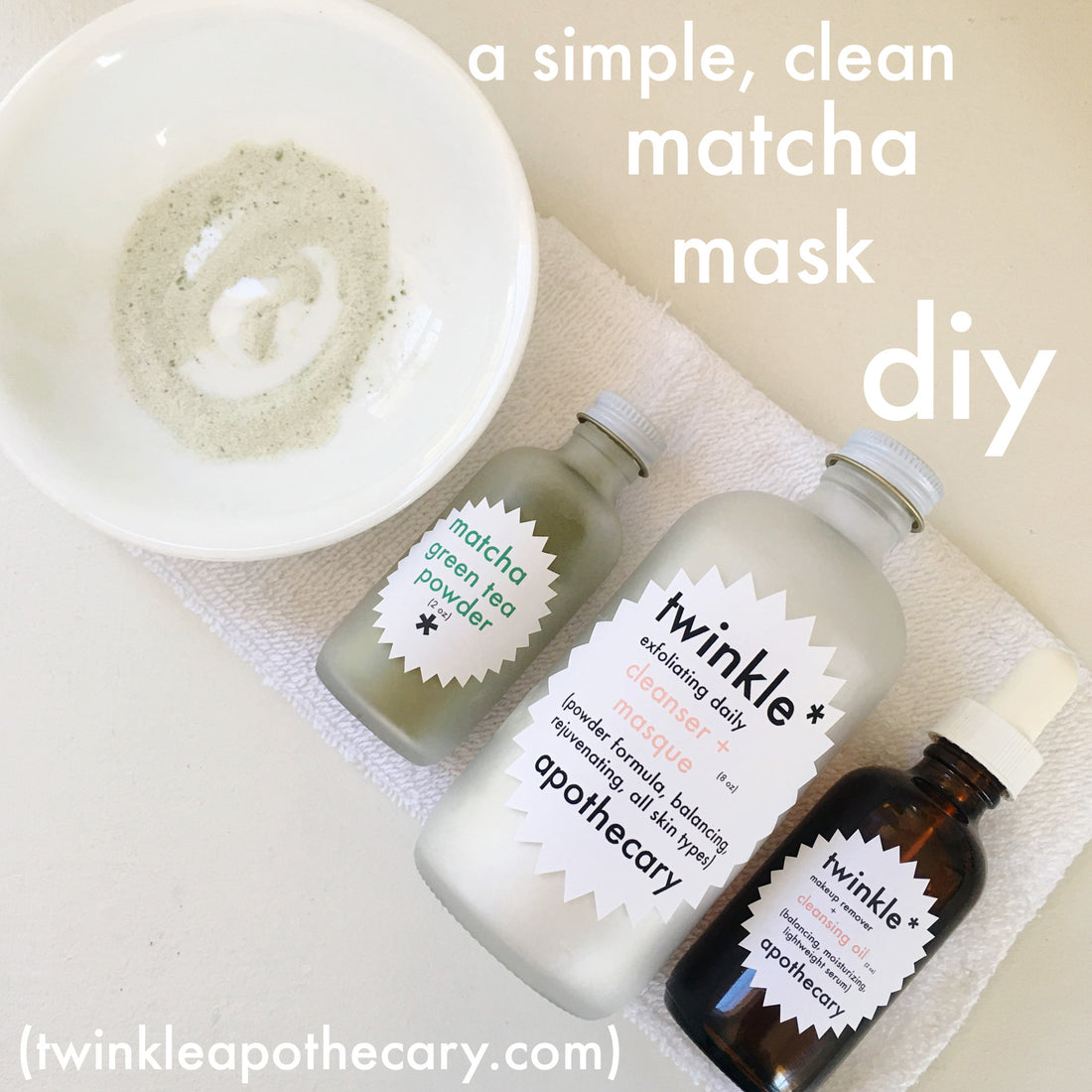 match mask DIY twinkle apothecary 