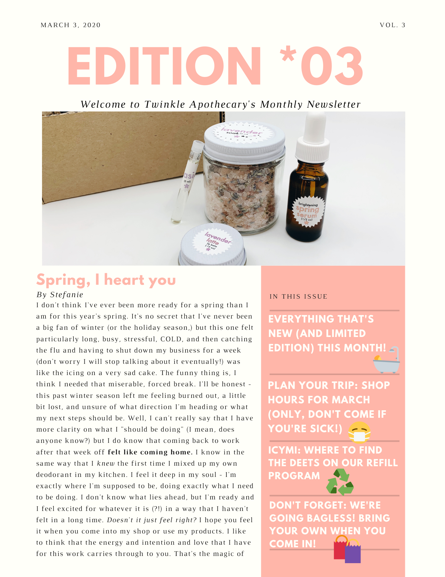 March Newsletter