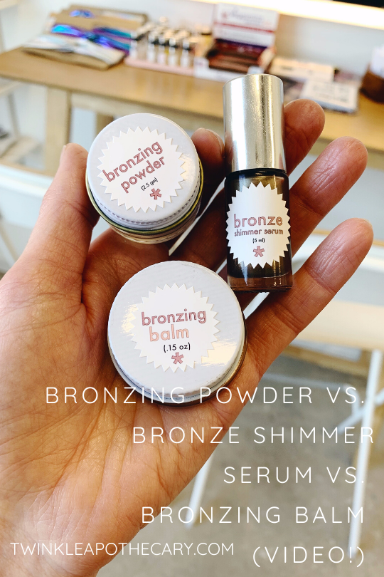 Bronzing Powder vs. Bronze Shimmer Serum vs. Bronzing Balm (Video!)