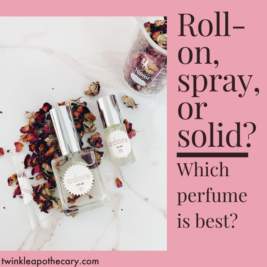 Roll-on, Spray, or Solid? Which perfume is best?!