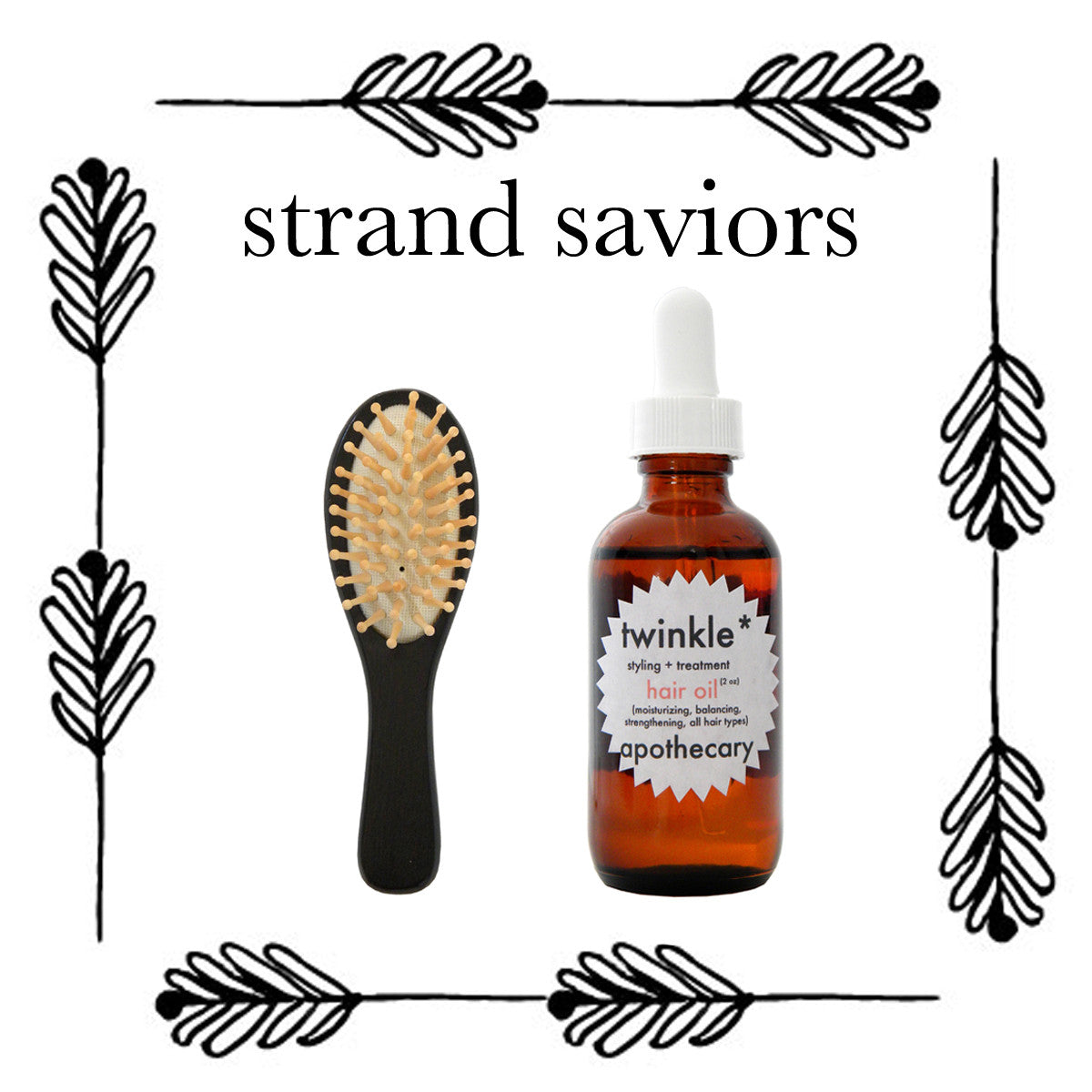 Free Brush with Hair Oil Purchase!