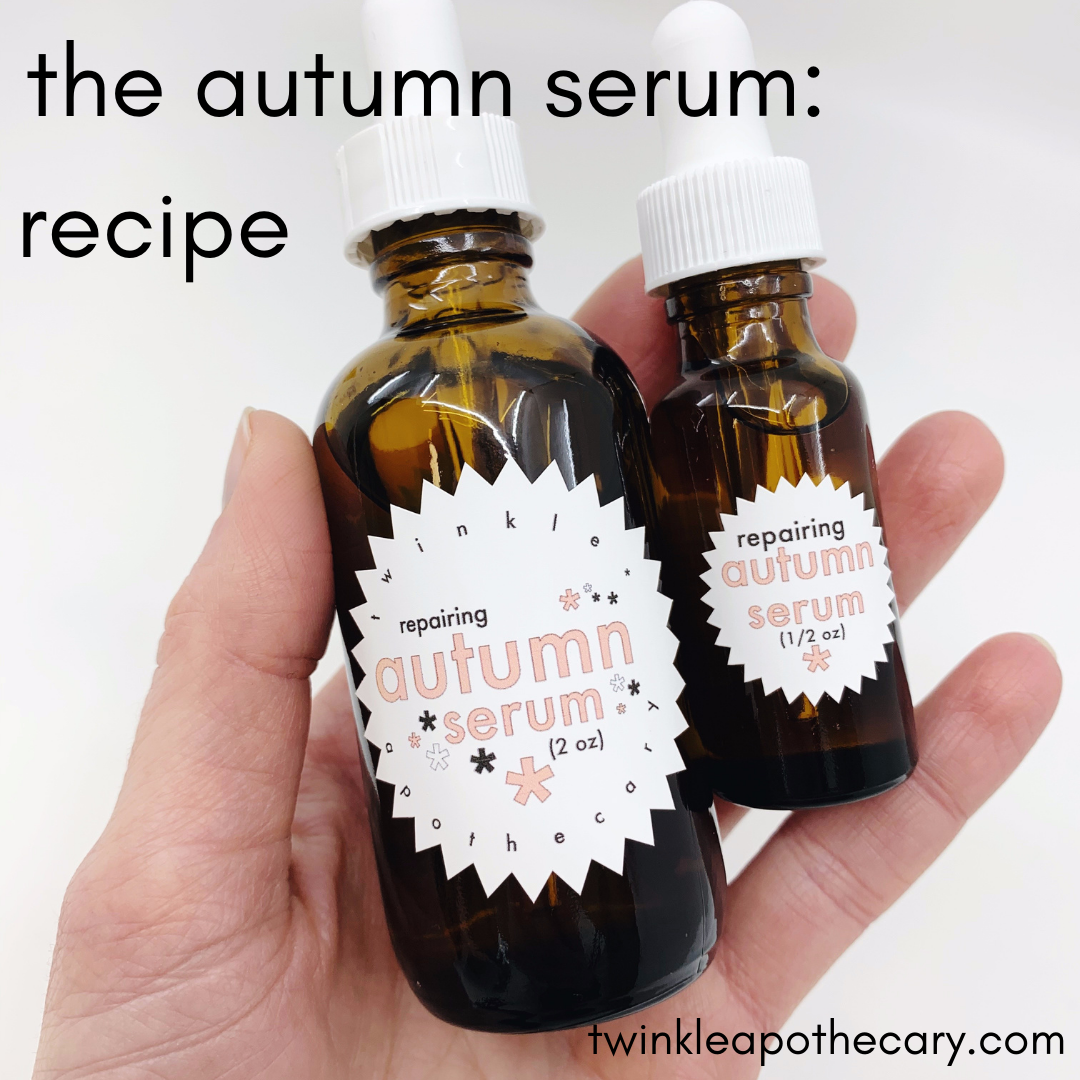 The Autumn Serum - DIY Recipe