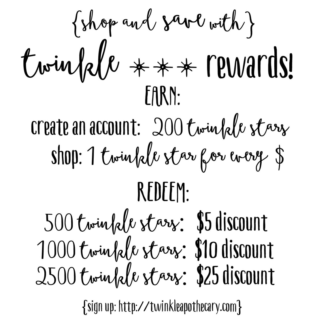 Introducing… Twinkle Star Rewards!
