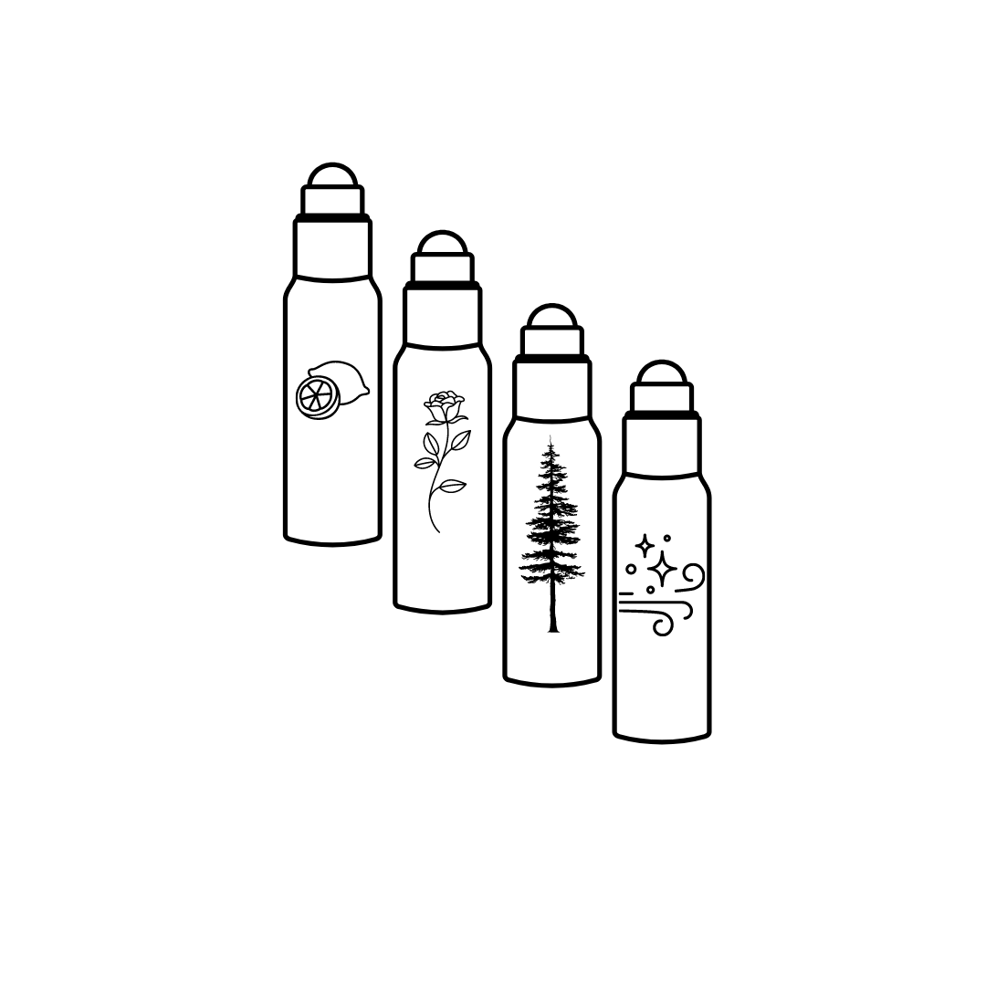 Layering Fragrance Bundles: 3 ml roll-on bottles