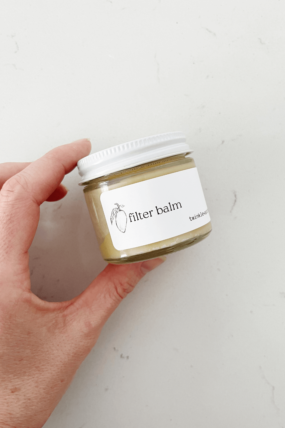 full size jar of twinkle apothecary filter balm: natural vegan makeup and moisturizer hybrid 