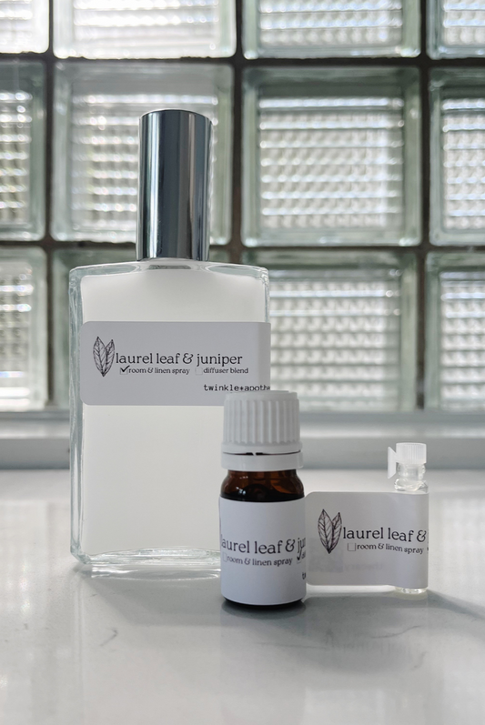 Laurel Leaf & Juniper: room spray & diffuser blend