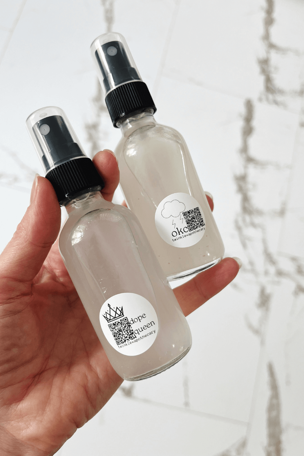 dope queen and OKC natural scented body sprays by twinkle apothecary 