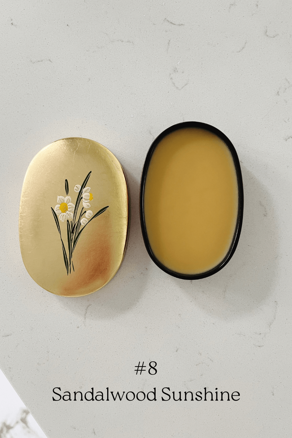 natural vegan solid perfume in vintage containers by twinkle apothecary