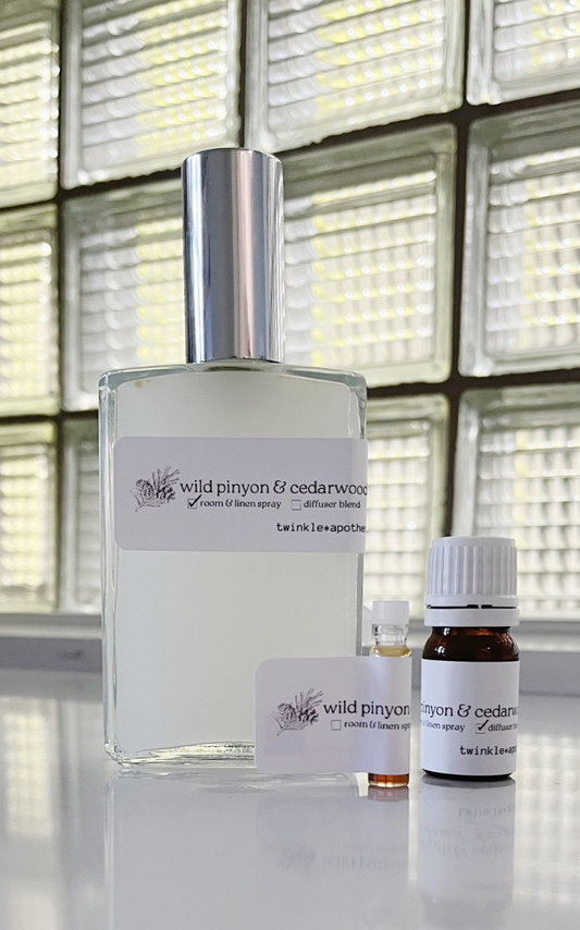 Wild Pinyon & Cedarwood: room spray & diffuser blend