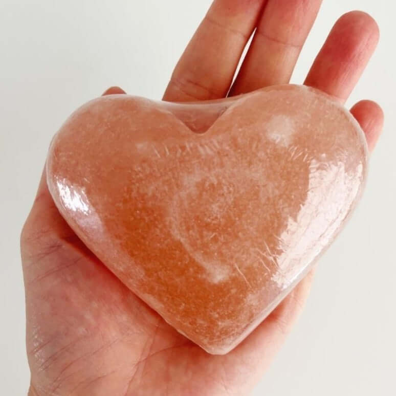 pink himalayan salt heart crystal twinkle apothecary